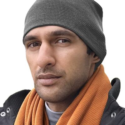 USA Made 8" Cotton Thermal Beanie Thumbnail
