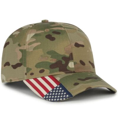Multicam® Cap w/Flag Visor Thumbnail