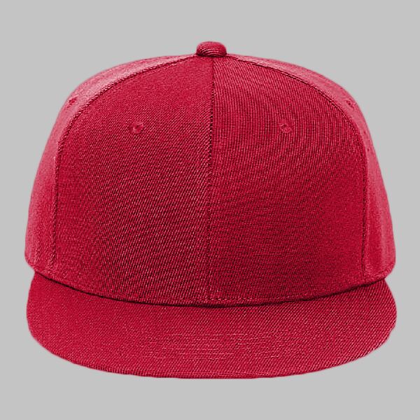 OTTO CAP "OTTO FIT" 6 Panel Mid Profile Flat Visor Baseball Cap Thumbnail