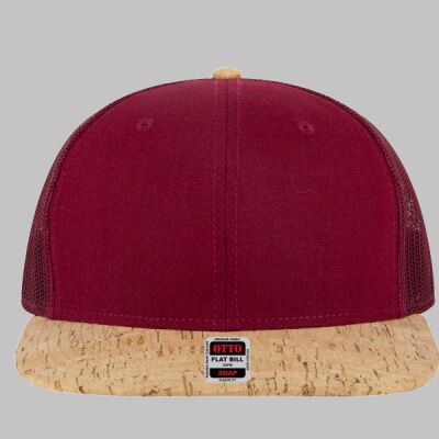 OTTO CAP® "OTTO SNAP" 6 Panel Pro Style Mesh Back Trucker Snapback Hat Thumbnail