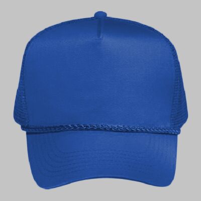 OTTO CAP® 5 Panel Mid Profile Mesh Back Trucker Hat Thumbnail