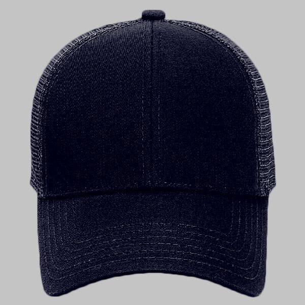 OTTO CAP 6 Panel Low Profile Mesh Back Trucker Hat Thumbnail