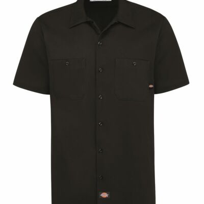 Men's Industrial Short Sleeve Cotton Work Shirt Thumbnail