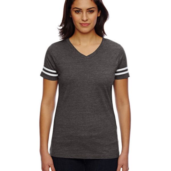 Ladies' Football Fine Jersey T-Shirt Thumbnail