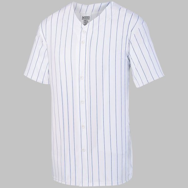 Pinstripe Full-Button Jersey Thumbnail